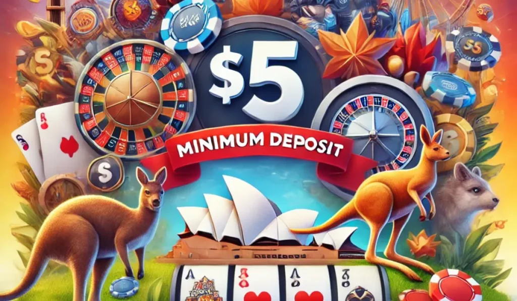 $5 Minimum Deposit Casinos in Australia